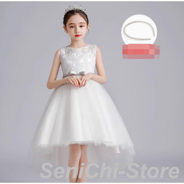 子供ドレス ロングドレス ワンピース ドレス ロング 子どもドレス チュール レース フラワー 花嫁 フォーマル ジュニアドレス フォーマル 七五三 結婚式 演奏会 | ブランド登録なし | 10