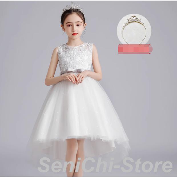子供ドレス ロングドレス ワンピース ドレス ロング 子どもドレス チュール レース フラワー 花嫁 フォーマル ジュニアドレス フォーマル 七五三 結婚式 演奏会 | ブランド登録なし | 11