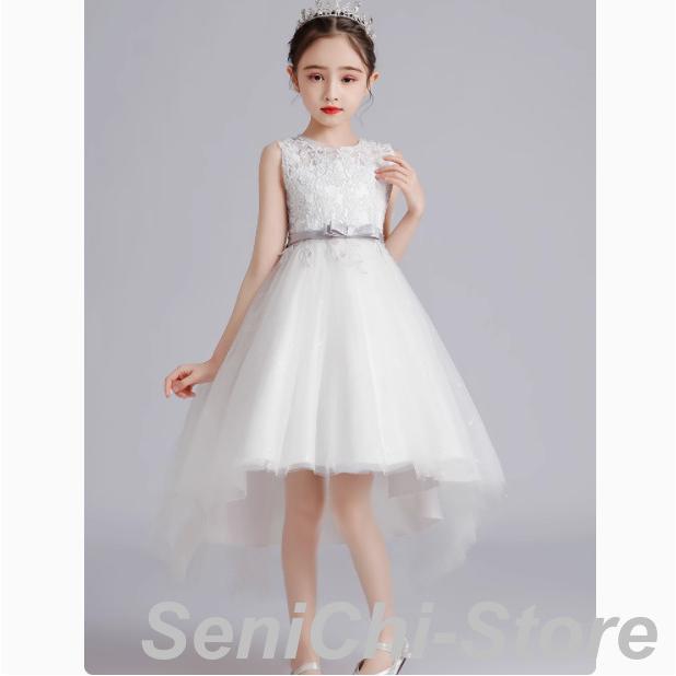 子供ドレス ロングドレス ワンピース ドレス ロング 子どもドレス チュール レース フラワー 花嫁 フォーマル ジュニアドレス フォーマル 七五三 結婚式 演奏会 | ブランド登録なし | 04