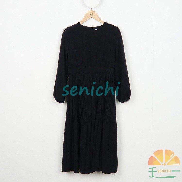 ロングワンピース 春 秋 レディース ワンピース Aライン 着痩せ ミモレ丈 きれいめ 無地 プリーツ 上品 大人 通勤 OL 二次会 エレガント 春コーデ 30代 40代