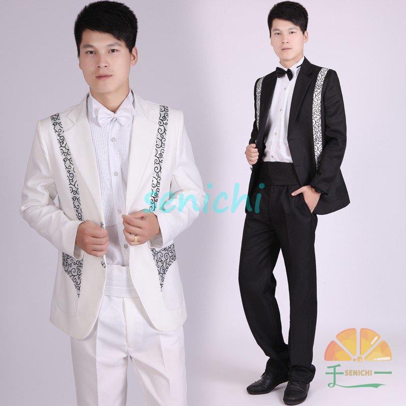 フォーマルスーツ 刺繍柄 結婚式 パーティースーツ メンズスーツ ダンス衣装 司会者 男性用 演出服 ジャケット パンツ イベント 演奏会 合唱 ダンスウェア Dora1228 Dan445 千一 通販 Yahoo ショッピング