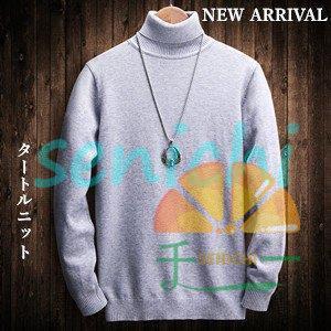 ニット セーター メンズ 長袖 ハイネック タートルニット プルオーバー 無地 厚手 細身 防寒 着痩せ おしゃれ かっこいい トップス 秋物 冬物 秋冬新作 Dora1228 Man233 千一 通販 Yahoo ショッピング