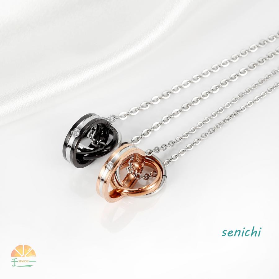 ペアネックレス ブラック ゴールド リング 刻印 カップル ネックレス ペア ペアルック レディース メンズ クリスマス プレゼント ペアリング お揃い ギフト Dora1229 Ly98 千一 通販 Yahoo ショッピング