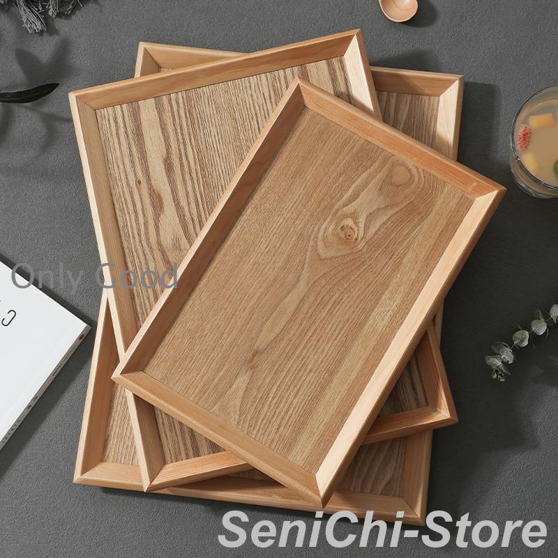 木製トレー 40cm*30cm*3cm トレイ/天然木/お茶/長角膳 : 千一 - 通販