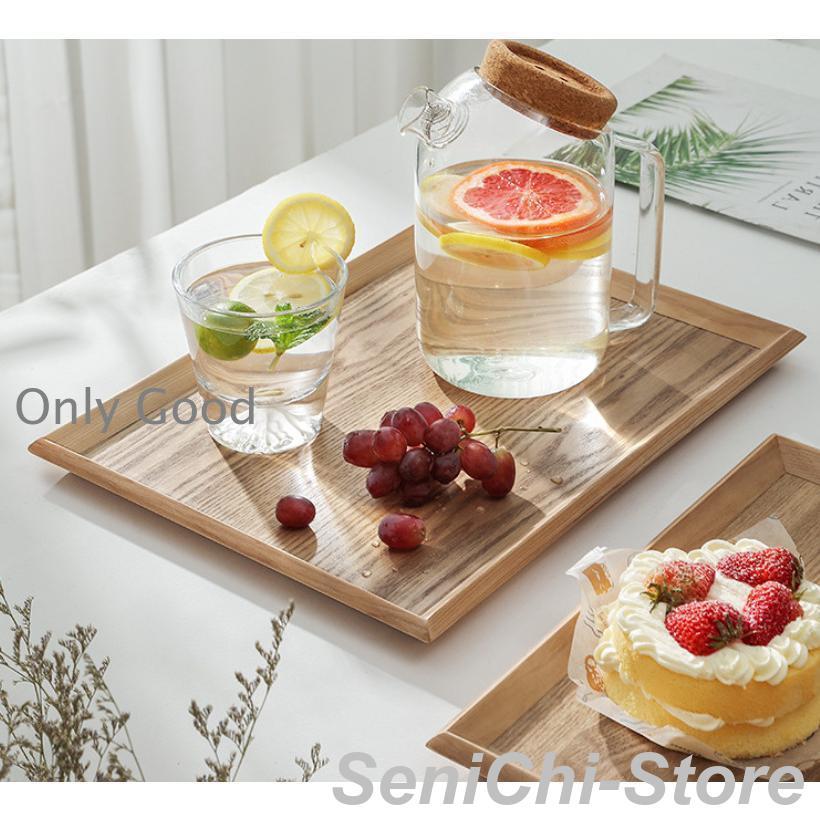 木製トレー 40cm*30cm*3cm トレイ/天然木/お茶/長角膳 : 千一 - 通販