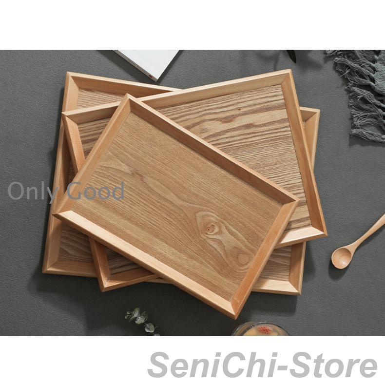 木製トレー 40cm*30cm*3cm トレイ/天然木/お茶/長角膳 : 千一 - 通販