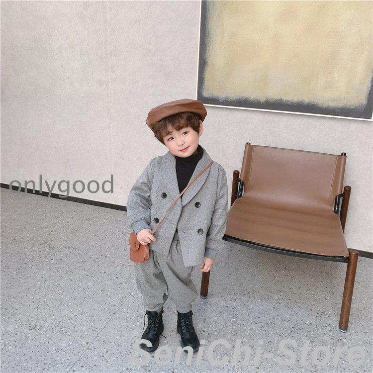 子供 スーツ 2点セット キッズ  男の子 入学式 卒園式 ツイード スーツ タキシード セットアップ 子ども用 結婚式 発表会 演奏会 卒業式 入園式 通学の画像