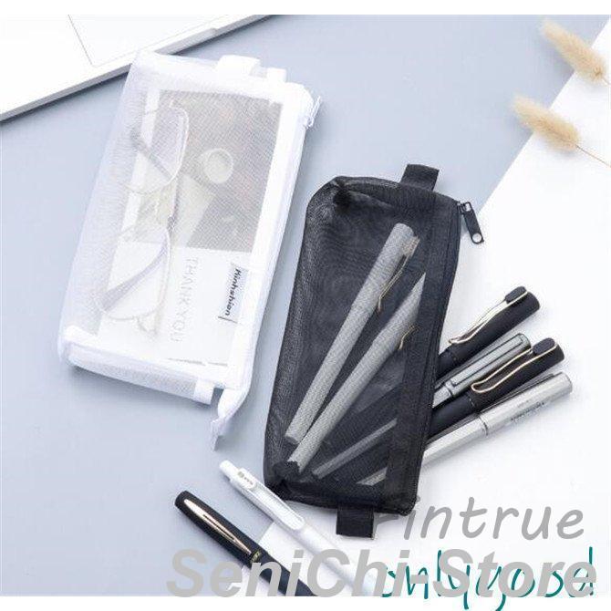 ペンケース 筆箱 レディース メンズ 筆入れ メッシュペンポーチ