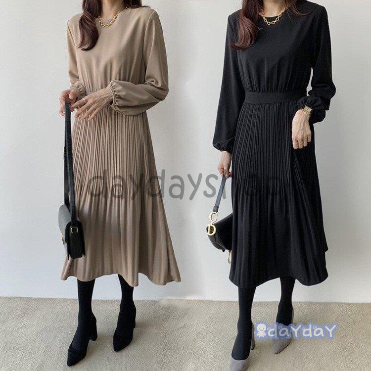 ワンピース レディース 40代 30代 きれいめ 春秋 長袖 上品 2点セット