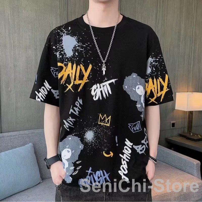Tシャツ メンズ 半袖 丸い襟 重ね着風 プリント 切り替えtシャツ ゆったり 大きいサイズ シンプル カジュアル おしゃれ ヒップホップ トップス 夏 代30代40代 Ll03 Mtnz1298 千一 通販 Yahoo ショッピング