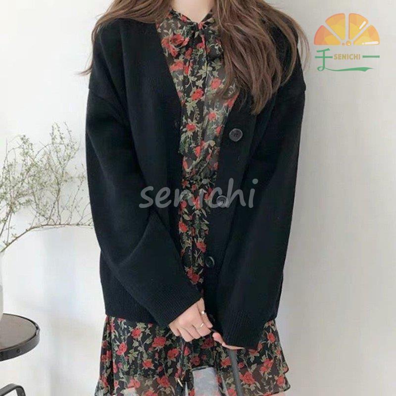 カーディガン レディース 春 セーター ニット 大き目 オーバーサイズ