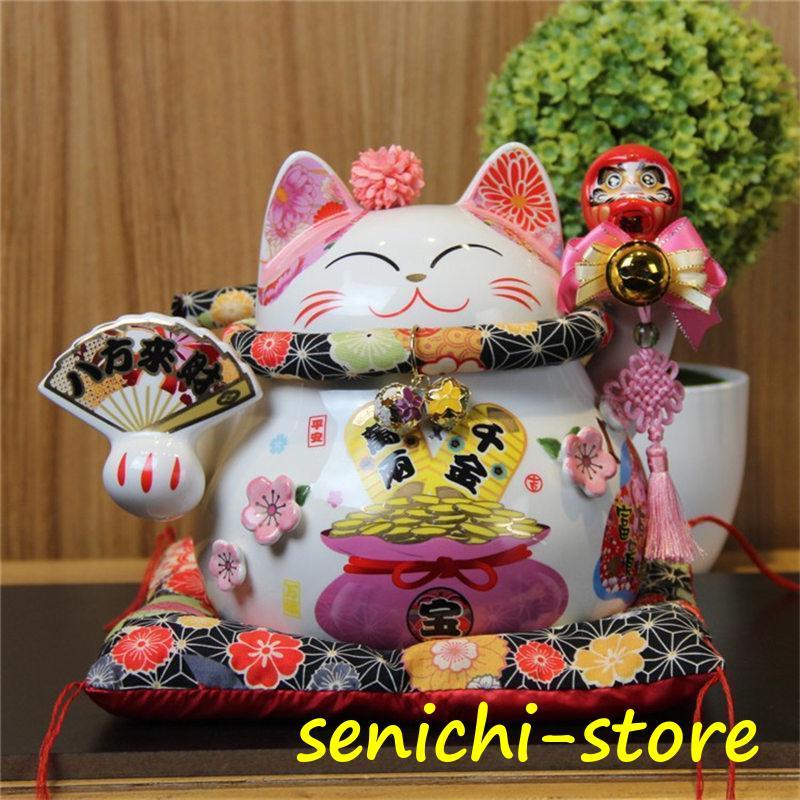 金運アップグッズ 招き猫 置物 まねきねこ 開店祝い プレゼント 飾り物 玄関 縁結び 貯金箱 開運 オープン 周年 記念品 かわいい おしゃれ_2