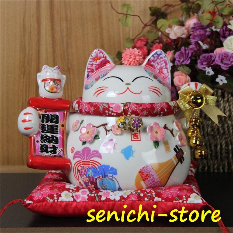 金運アップグッズ 招き猫 置物 まねきねこ 開店祝い プレゼント 飾り物 玄関 縁結び 貯金箱 開運 オープン 周年 記念品 かわいい おしゃれ_7