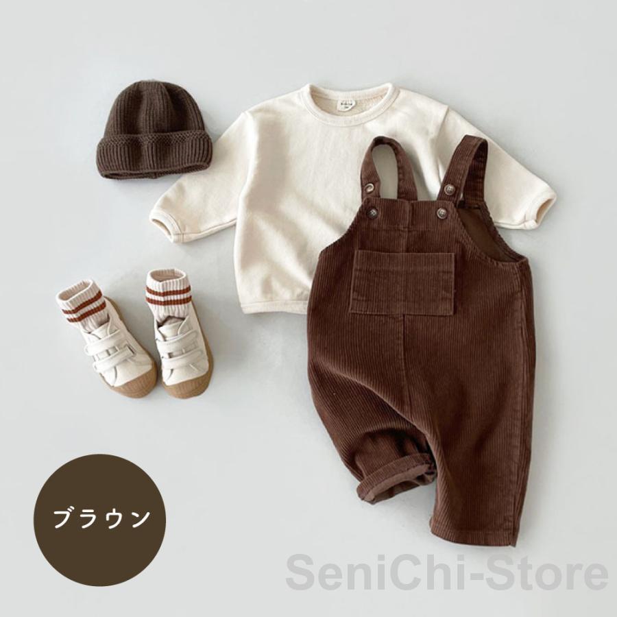 ベビーディオール　ボレロ　ブラウス　ロンパース　サロペット　コーデュロイ　　80 jejeunosity】コーデュロイベリーショートオーバーオール24F