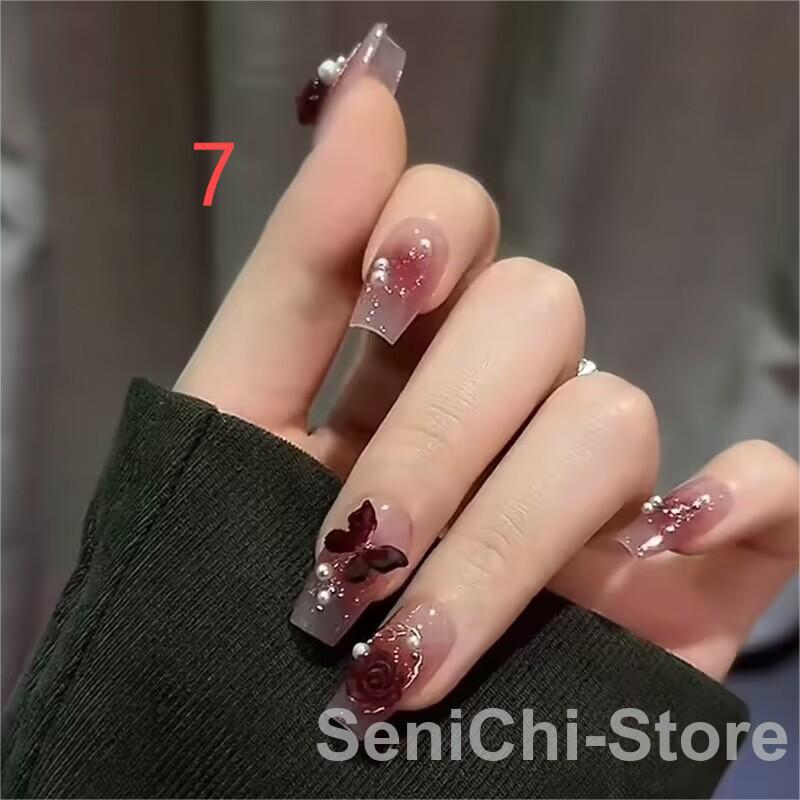 ネイルチップ フットネイル デザインチップ 全20種 セルフネイル