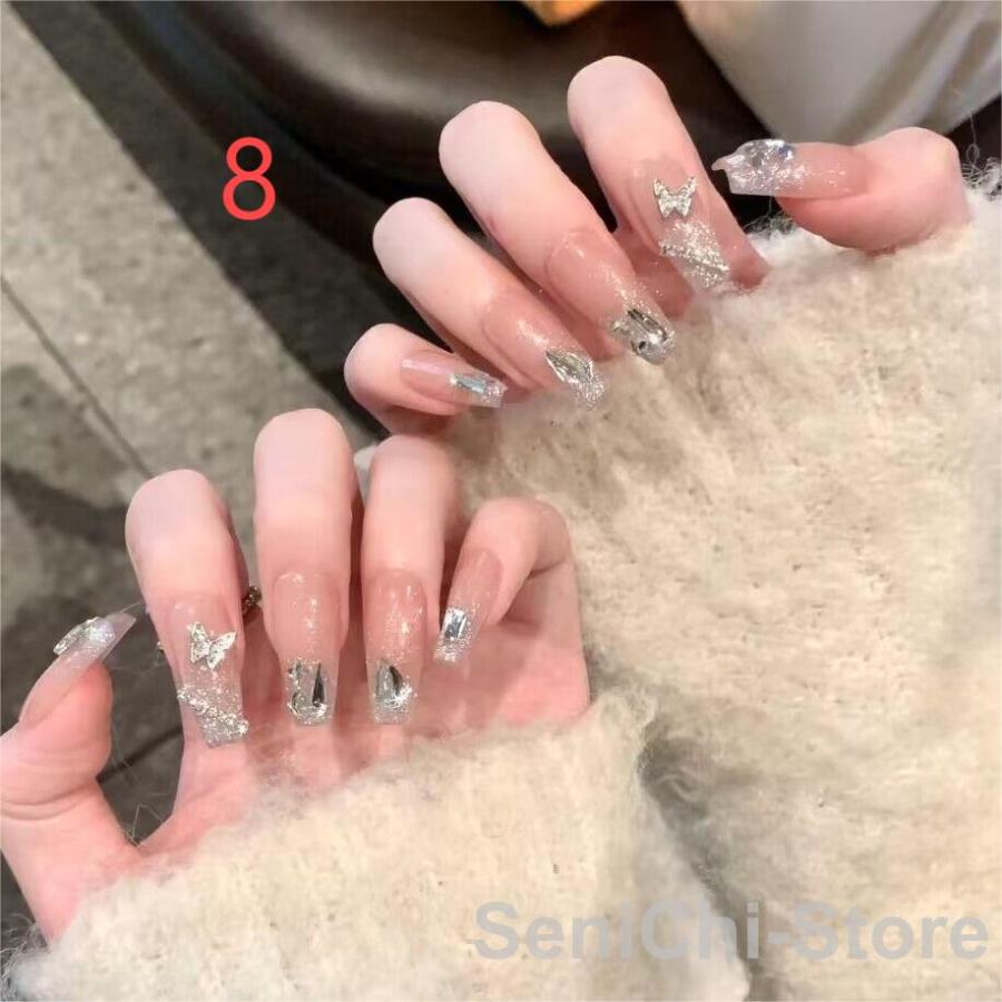 ネイルチップ フットネイル デザインチップ 全20種 セルフネイル
