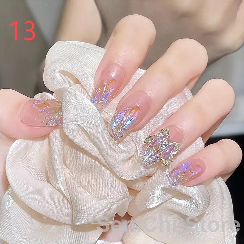 【現品】選べるネイルチップ／フット FA174⭐おしゃれリゾートフットネイルチップ ネイルチップ（つけ