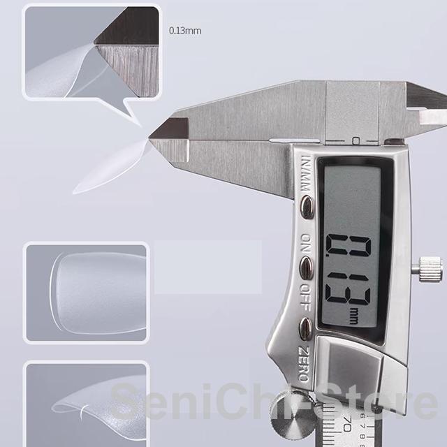 ネイルチップ クリア 透明 100枚/500枚 セルフネイル 練習用 クリア
