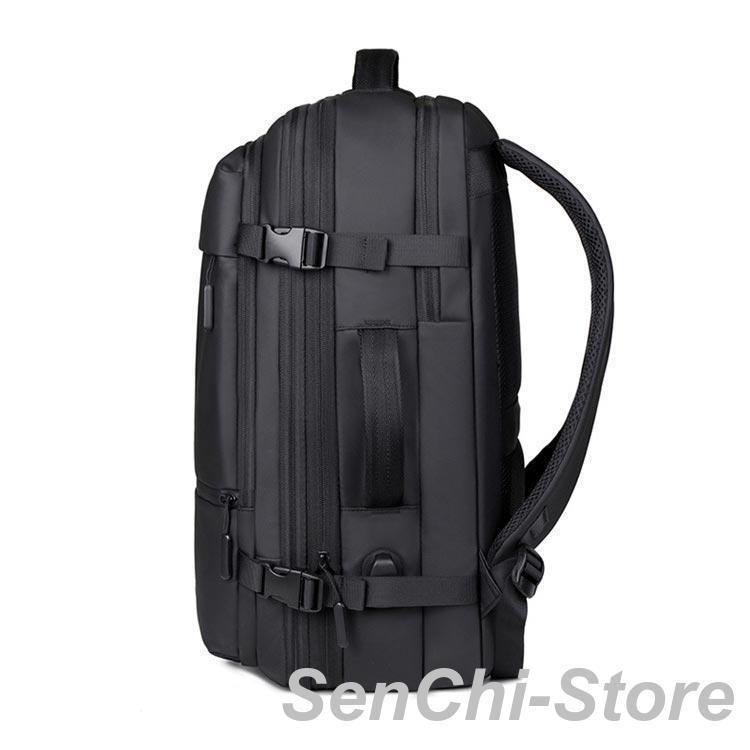 60L メンズ 手提げ リュック 大容量 多機能 拡張 盗難防止 防水 PC収納 