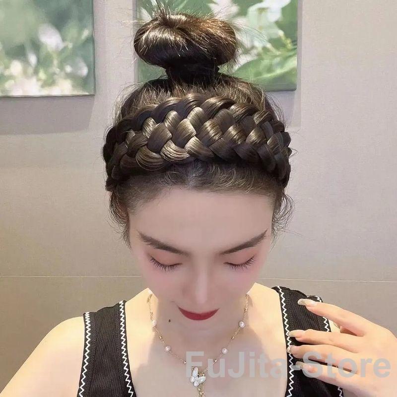 カチューシャ レディース 幅広 ヘアアクセサリー 髪飾り 三つ編み 五つ
