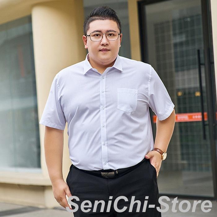 シャツ メンズ 半袖 大きいサイズ L~8XL ぽっちゃりさん ノーアイロン