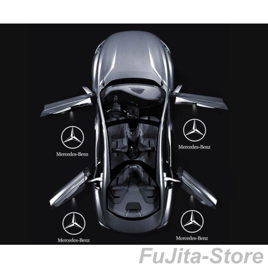 メルセデスベンツ専用 カーテシランプ ガラスレンズ benz
