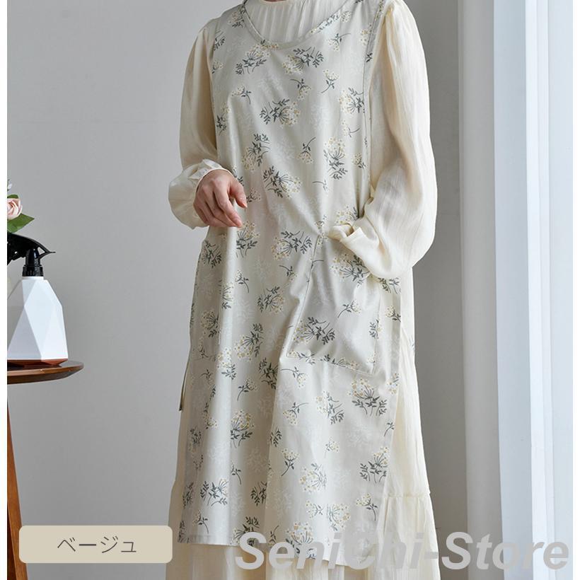 2Wayエプロン ドレスエプロン レディースワークエプロン ロング