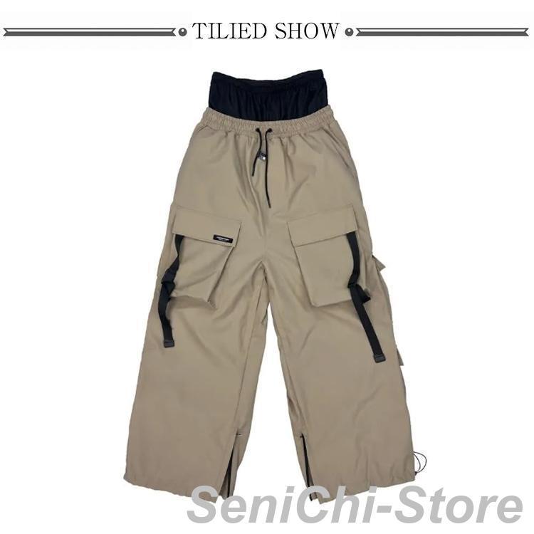 メンズ 単品 スノーパンツ ワイドパンツ スキーパンツ 保温 裏起毛