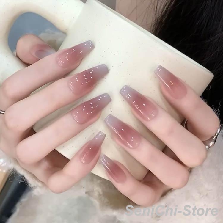 ショート ネイルチップ4点＋初心者セット ネイルチップ ジェル ロング