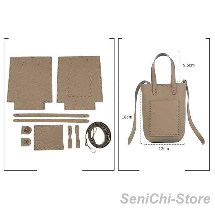 本革 DIYバッグ バッグ 手作りキット 初心者 手芸キット 牛革 レザー