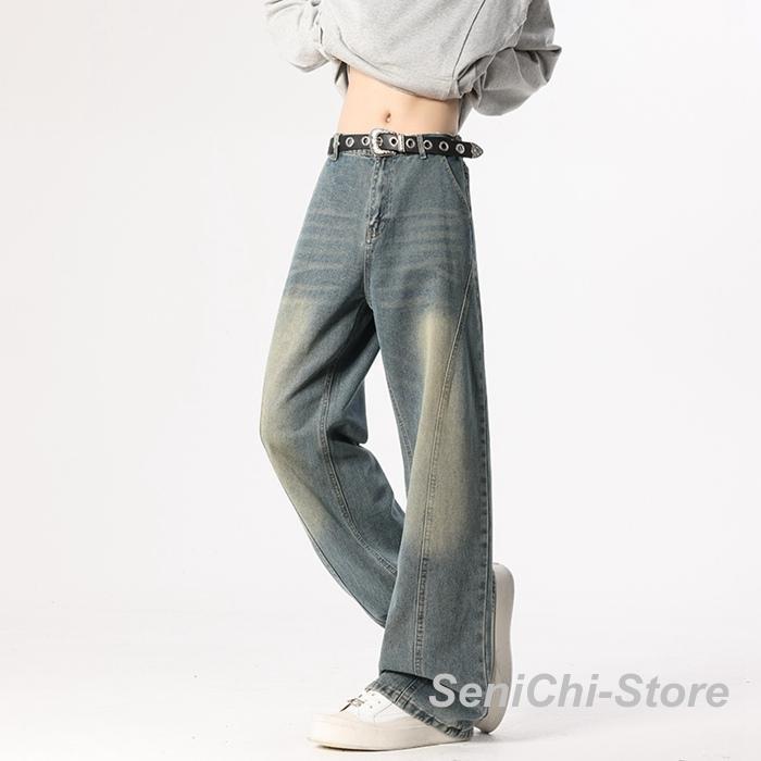 ジーンズ メンズ 春 秋 デニムパンツ クリーンフィット フレアパンツ 