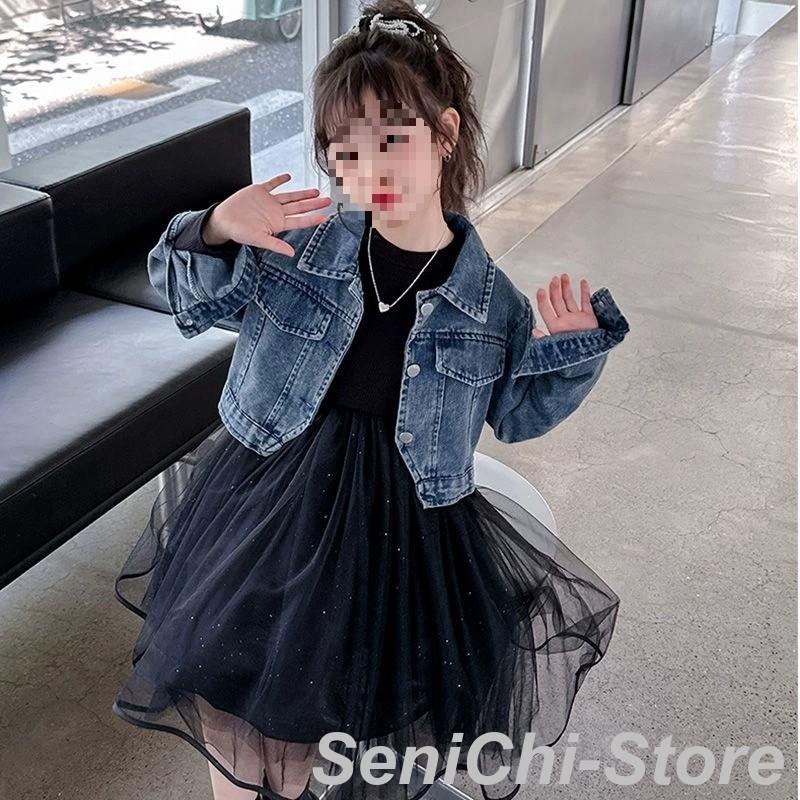 女の子 ワンピース キッズ 黒 子供服 ワンピース 無地 ジュニア ワンピース 春 夏 キッズ ベビー マタニティ キッズファッション | ブランド登録なし