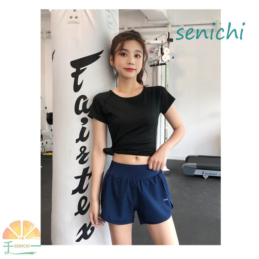 ショートパンツ レディース ウエストゴム ヨガ スポーツ ランニング
