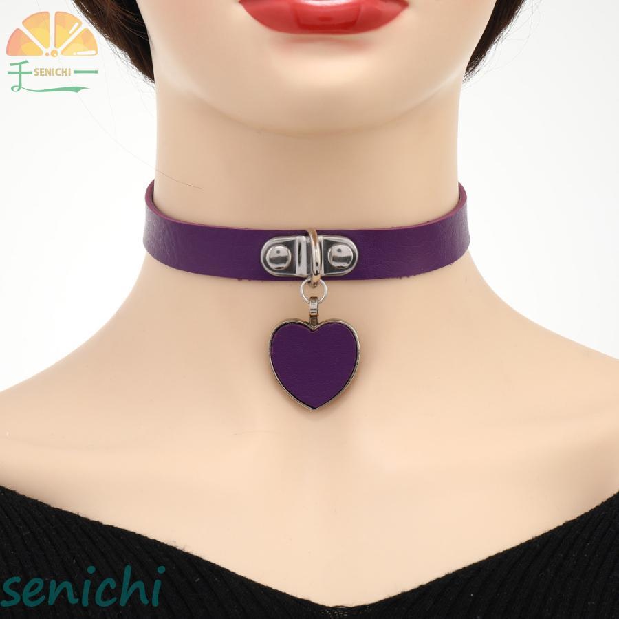 チョーカー レディース 女性 アクセサリー ネックレス 首飾り レザー調