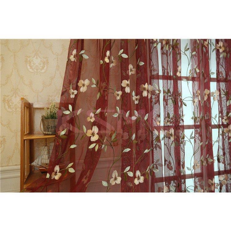 ブラウン花模様レースカーテン 楽天市場】生地 【 ポリエステルレース ブラウン 】 レース生地