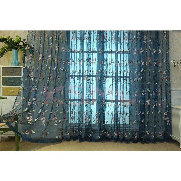 レースカーテン 花柄 おしゃれ 遮光カーテン かわいい 安い レース 一