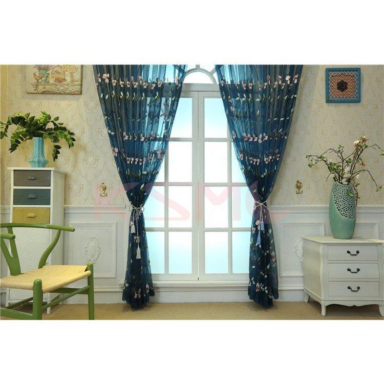 レースカーテン 花柄 おしゃれ 遮光カーテン かわいい 安い レース 一