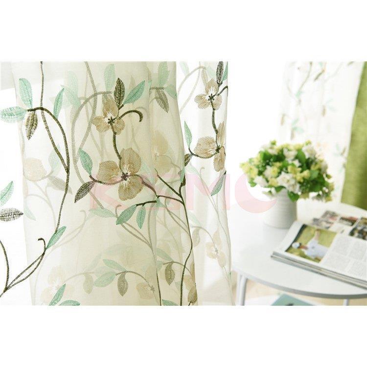 レースカーテン 花柄 おしゃれ 遮光カーテン かわいい 安い レース 一