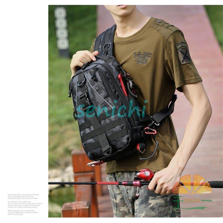 ボディバッグ メンズ リュック 帆布バッグ 3WAY 斜めがけ 迷彩
