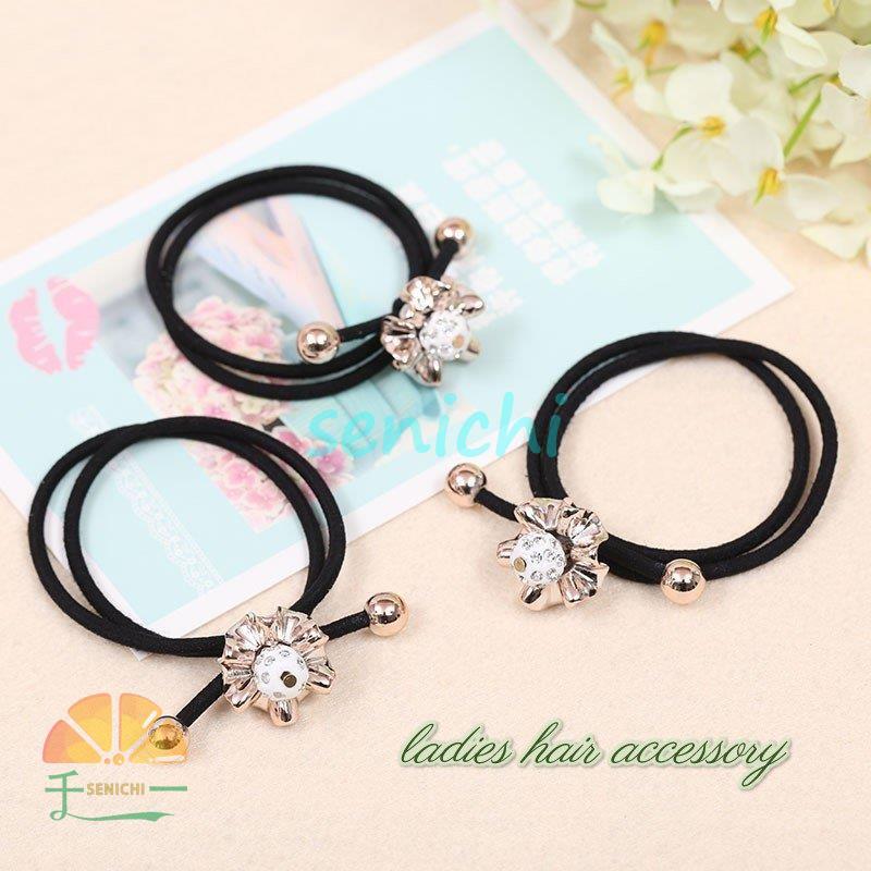ヘアゴム ヘアアクセサリー 髪ゴム 髪飾り レディース 女性 かわいい キュート フラワー ラインストーン キラキラ おしゃれ 髪留め ヘアアレンジ Sic0816 Fa1 千一 通販 Yahoo ショッピング