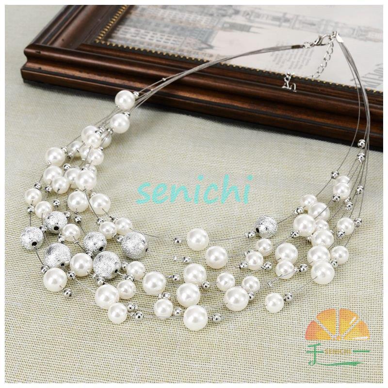 ネックレス ペンダント 多連 7連 レディース 女性用 アクセサリー