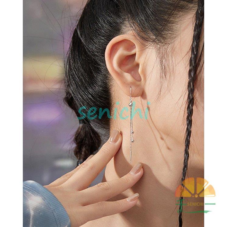 LEDA ART K18YG アメリカンピアス チェーンピアス ロングピアス ピアス レディース アクセサリー アメリカンピアス チェーン