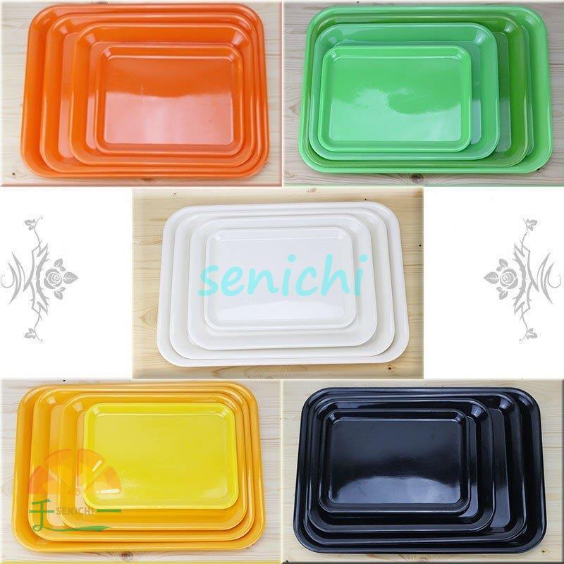トレー お盆 トレイ キッチン用品 メラミン プラスチック スクエア 角