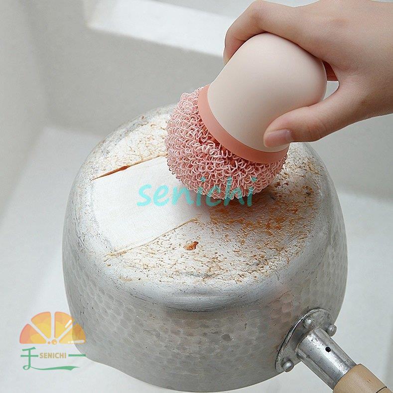 キッチンブラシ 台所用ブラシ 取っ手付き 食器洗い キッチン用品 掃除