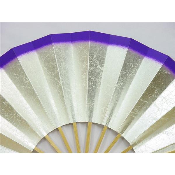 舞扇子 日本舞踊 踊り用 銀もみ 天紫 白竹 箱なし : おどり用品の扇寿