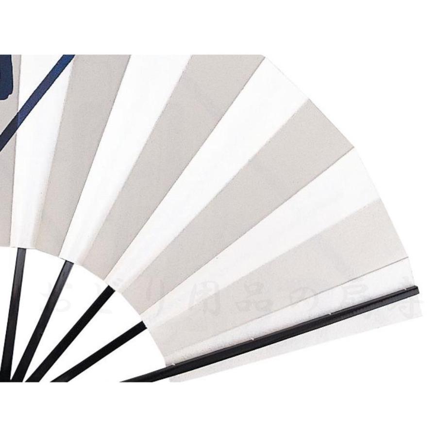 舞扇子 日本舞踊・踊り用 29cm パール地 吉原つなぎ 紺 黒塗骨 京扇子