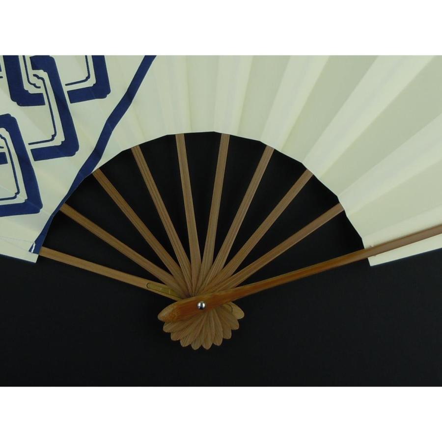 尺舞扇子 日本舞踊・踊り用 30cm 吉原つなぎ 鳥の子地 京扇子 箱付き