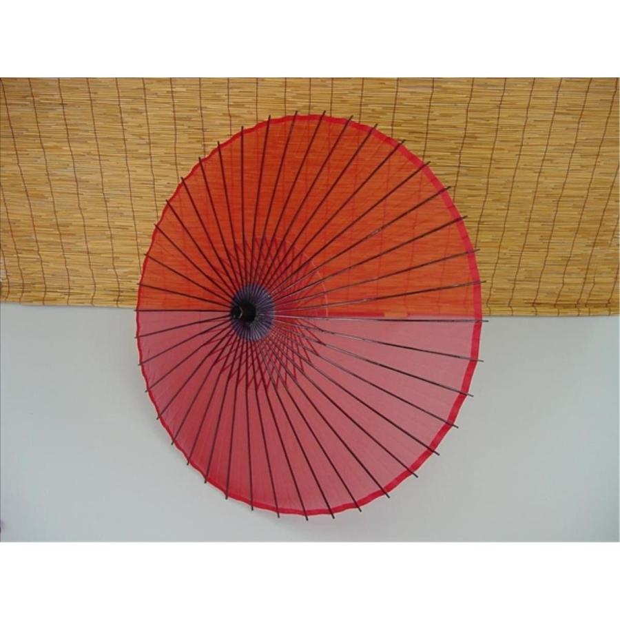 絹傘・日本舞踊傘・踊り傘 継柄 赤 B