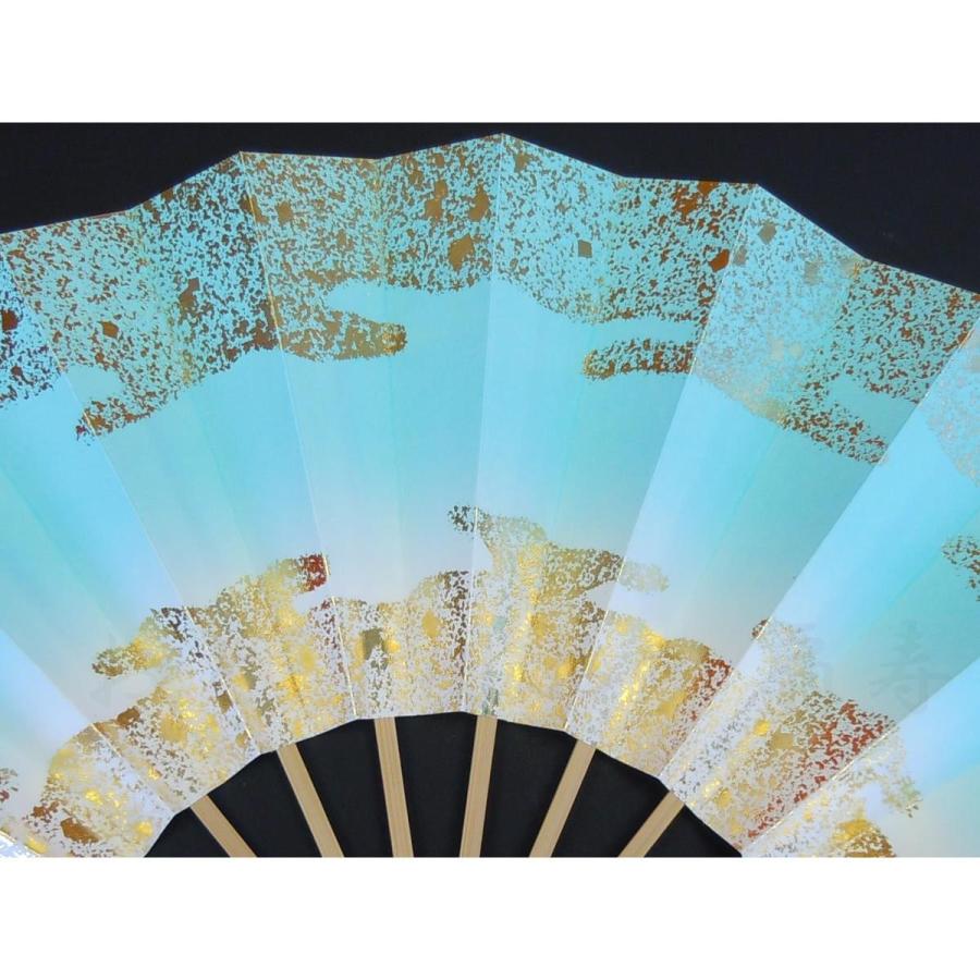 舞扇子 日本舞踊・踊り用 29cm 天地雲砂子 てんちくもすなご 白竹