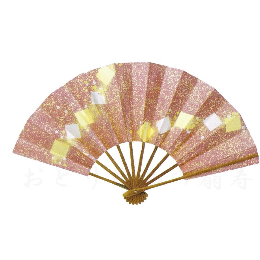 舞扇子 日本舞踊、踊り用 29cm 金箔、銀箔 スス竹骨 京扇子 箱なし